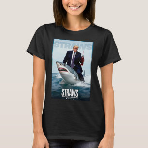 Camiseta Diseño de meme para hacer que las pajitas vuelvan