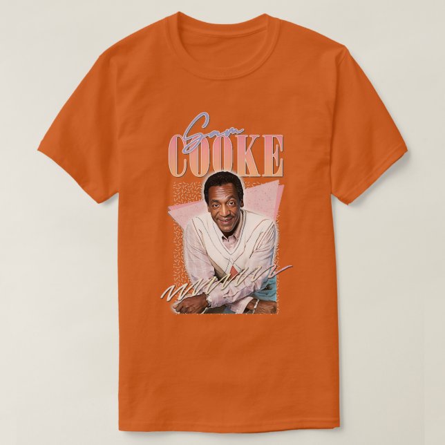 Camiseta Diseño de memes retro estéticos de Sam Cooke (Diseño del anverso)