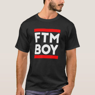 Camiseta Diseño de Mens Trans Boy Ftm