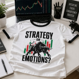 Camiseta Diseño de Mentalidad de Trading de Toro con Estrat