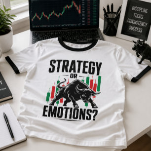 Camiseta Diseño de Mentalidad de Trading de Toro con Estrat