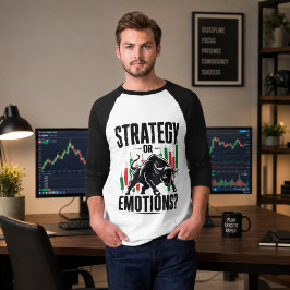 Camiseta Diseño de Mentalidad de Trading de Toro con Estrat