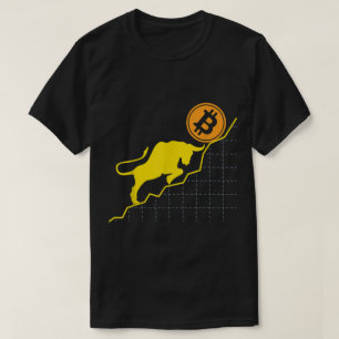 Camiseta Diseño de Mercado Alcista de Bitcoin