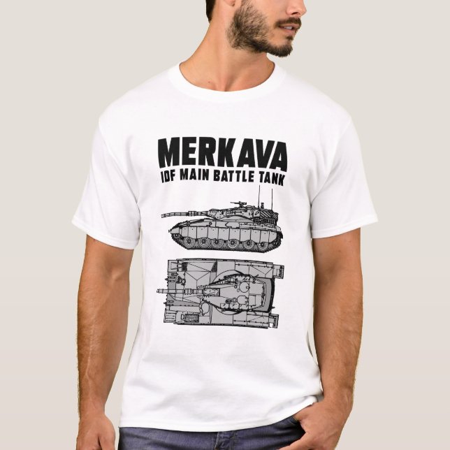 CAMISETA DISEÑO DE MERKAVA (Anverso)