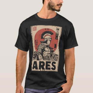 Camiseta Diseño de mitología griega de la guerra de Dios de