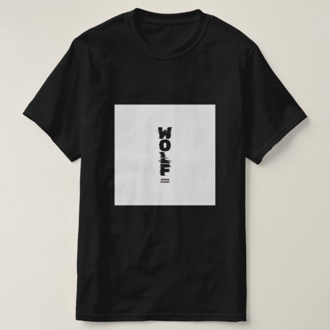 Camiseta Diseño de moda de Wolf (Diseño del anverso)
