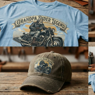 Camiseta Diseño de moda Leyenda del Jinete Abuelo