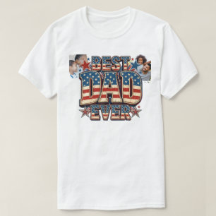 Camiseta Diseño de moda para el mejor papá de EE. UU.