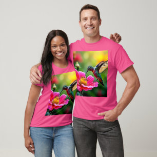 Camiseta Diseño de Momentos de Colibrí Mágico