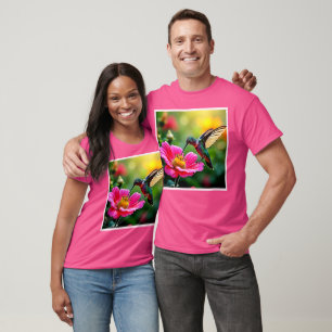 Camiseta Diseño de Momentos de Colibrí Mágico