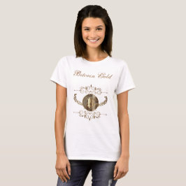 Camiseta Diseño de moneda de oro de Bitcoin