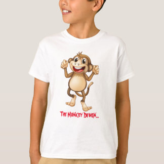 Camiseta diseño de mono bebé.