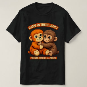 Camiseta Diseño de mono Punch-kun Clásico -Amistad