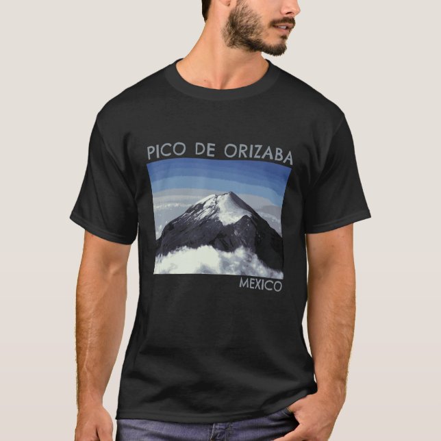 Camiseta Diseño de montaña Pico De Orizaba (Anverso)