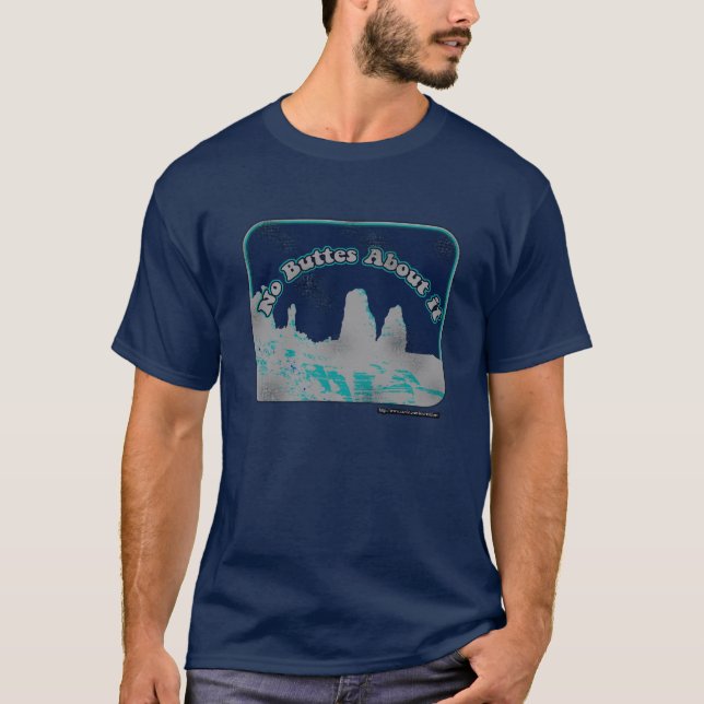 Camiseta Diseño de monumentos panorámicos oscuros sin brote (Anverso)