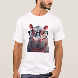 Camiseta Diseño De Moo-Deng Cuto Para Pygmy Hippo