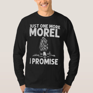 Camiseta Diseño de Morel Genial para Hombres y Mujeres Caza