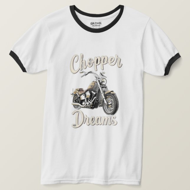 Camiseta diseño de motocicleta (Anverso del diseño)