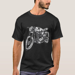 Camiseta Diseño de motocicleta vintage de moto