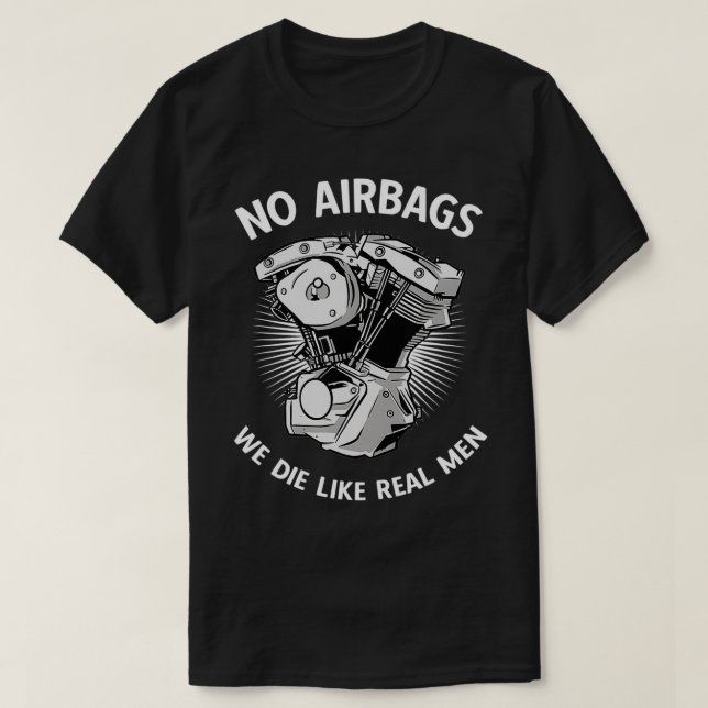 Camiseta Diseño de motocicletas para hombres sin bolsas de  (Diseño del anverso)
