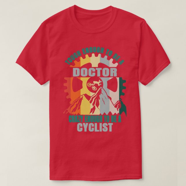 Camiseta Diseño de motociclista médica (Diseño del anverso)