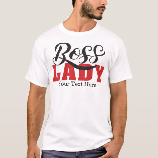 Camiseta Diseño de Mujer Jefa – Mujer Fuerte y Segura
