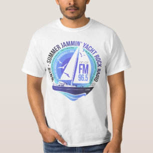 Camiseta Diseño de música de radio vintage yacht rock