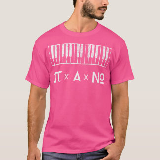 Camiseta Diseño de música Pi A No - Piano divertido
