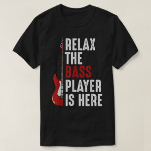 Camiseta Diseño de músico bajista divertido