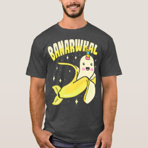 Camiseta Diseño de Narwhal bananero para niños y amantes de
