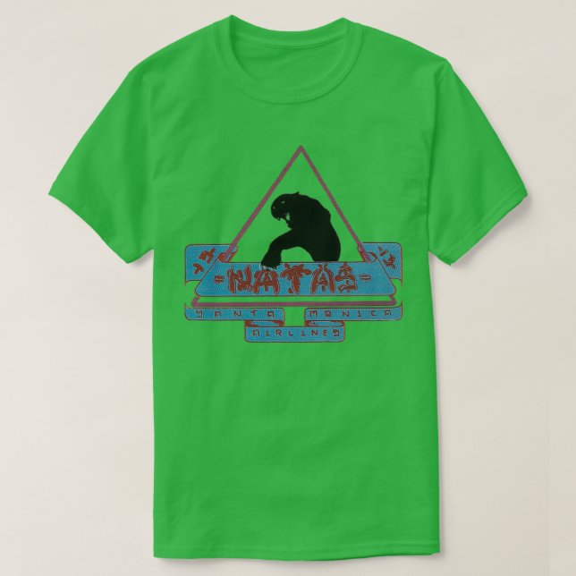 Camiseta Diseño de natas panther skateboard (Diseño del anverso)