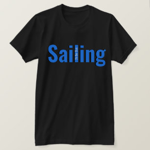 Camiseta Diseño De Navegación Elegante