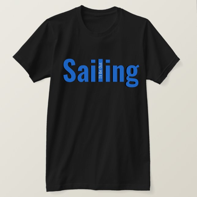 Camiseta Diseño De Navegación Elegante (Anverso del diseño)