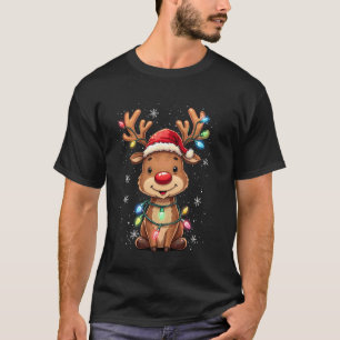 Camiseta diseño de Navidad de reno