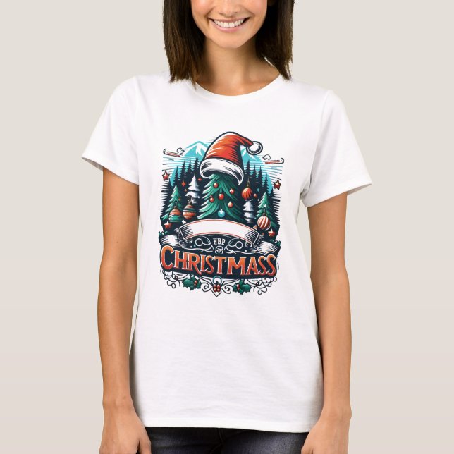 Camiseta diseño de navidades (Anverso)