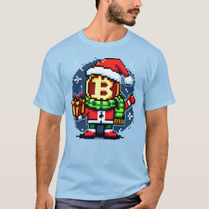 Camiseta Diseño de Navidades de arte Pixel graciosos de la 