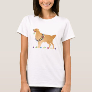 Camiseta Diseño de Navidades de Golden Retriever