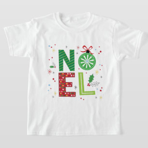 Camiseta "Diseño de Navidades de noel coloridos"