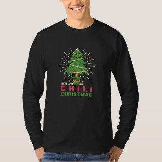 Camiseta Diseño de Navidades de pimienta picante, Unisex