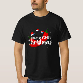 Camiseta Diseño de Navidades de pimienta picante, Unisex
