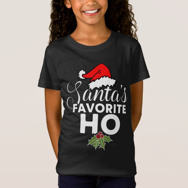 Camiseta Diseño de Navidades divertidos - Santas favoritas  (Anverso)