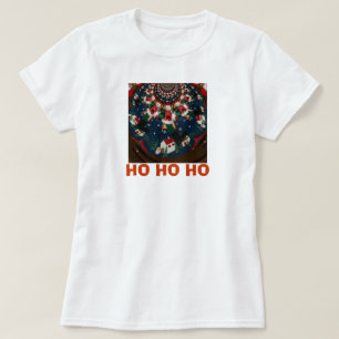 Camiseta Diseño de Navidades especiales Santa Kaleidoscope