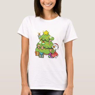 Camiseta diseño de navidades lindos