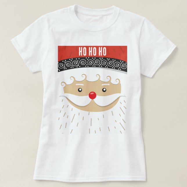 Camiseta Diseño de Navidades Santa (Diseño del anverso)