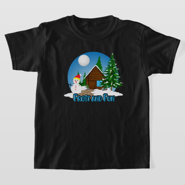 Camiseta Diseño de Navidades Winter Magic Retro (Distribución)