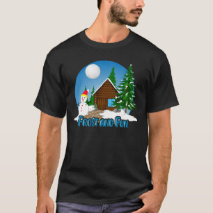 Camiseta Diseño de Navidades Winter Magic Retro