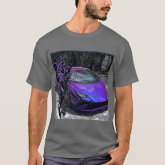 Camiseta Diseño de negras de aceite tribal de estilo violen