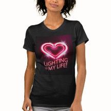 Diseño de Neon Heart "Lighting Up My Life"