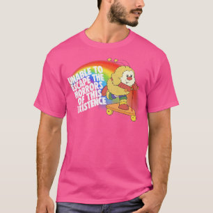 Camiseta Diseño de nihilismo de estilo retro de dolor exist