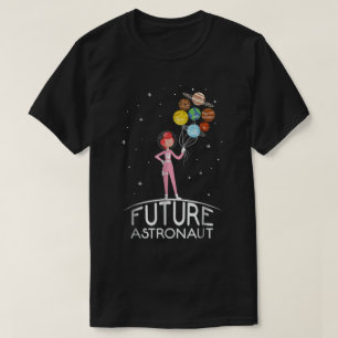 Camiseta Diseño de niño espacial astronauta del futuro
